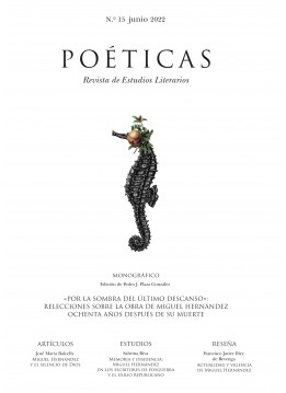Poéticas. Revista de Estudios Literarios. Núm.15